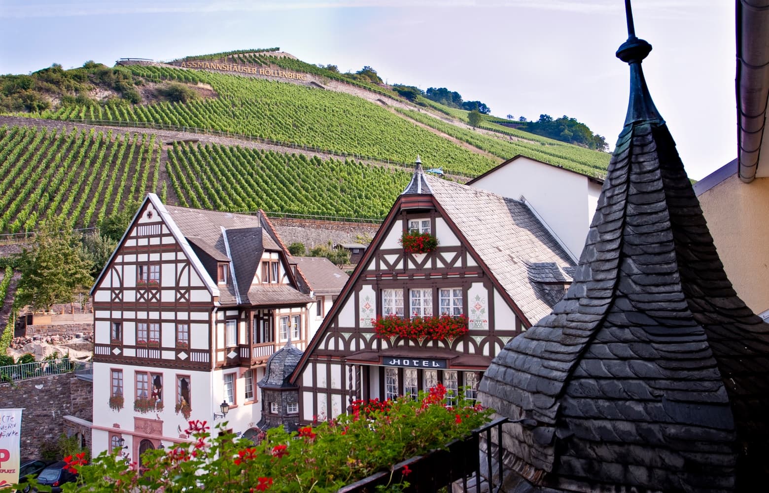 Historisches, familiengeführtes Hotel mit Weingut im Rheingau