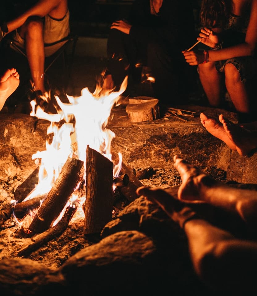 Lagerfeuer (mit Glühwein)